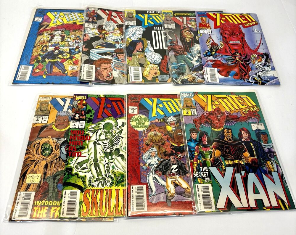 X-Men 2099 #1 to 9 Marvel Comics Book Lot 1994 Modern Age NM